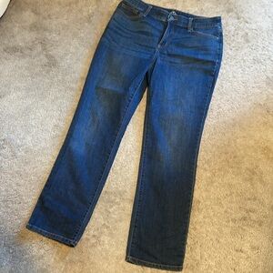 St. John’s Bay Straight Leg Denim Blue Mid-Rise Jeans Women's Size 10 S